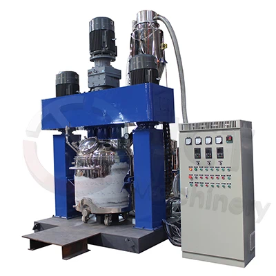 silicone sealant triple shaft mixer for high viscosity mixing