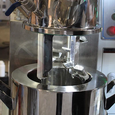laboratory double planetary mixer for neutral silicone sealant neutral silicone sealant production trial in JCT factory