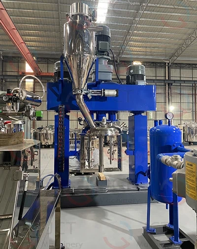 automatic feeding triple shaft mixer by JCT Machinery triple shaft mixer with automatic feeding system