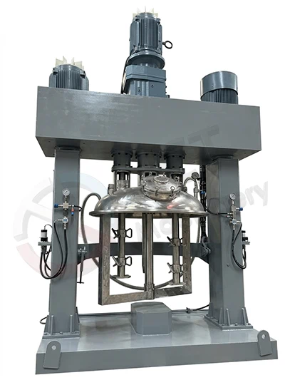 industrial potting compound dispersing mixer triple shaft mixer for electronic potting compound